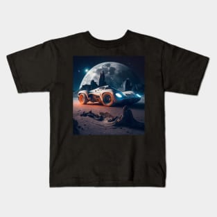 Supercar Concepts - Lunar Landscape Kids T-Shirt